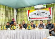 Hadiri rakor mitra kerja pengawasan pemilu serentak tahun 2024, ini yang di katakan Kapolsek Somba Opu