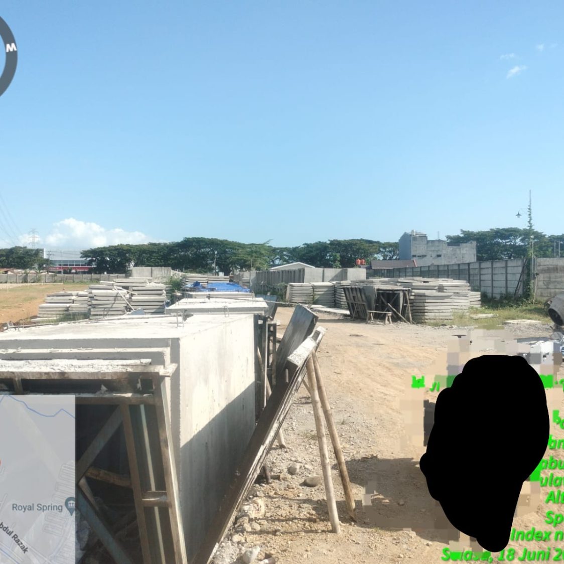 Produksi Betonisasi di Jalan Hertasning Gowa: Melabrak Aturan.   