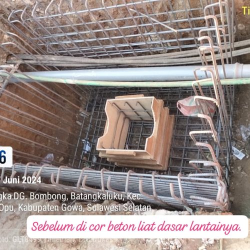 Tidak Pakai Lantai Kerja Cor Pun Asal Asalan, Hancur Uang Rakyat. PT WIKA.