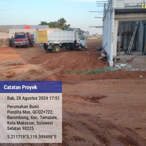 Penimbunan Perumahan Desa Hijau Barombong Indikasi Dari Tambang Ilegal.