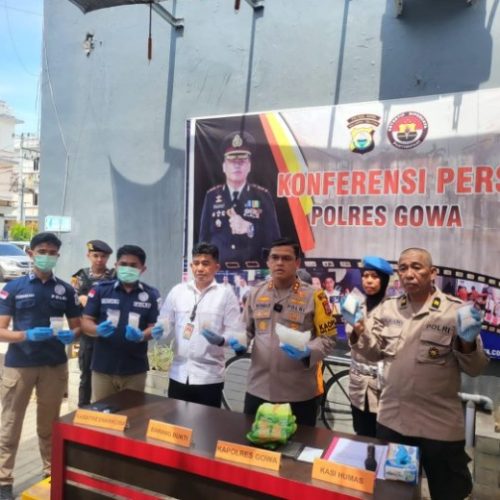 Bandar Sabu 1,2 Kg Diringkus di Gowa, Pelaku Asal Pekanbaru Tergiur Harga Tinggi