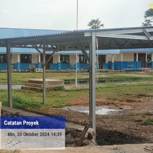 SMP 5 Macanda Terancam Banjir, Konsultan Perencana: Kurang Becus.