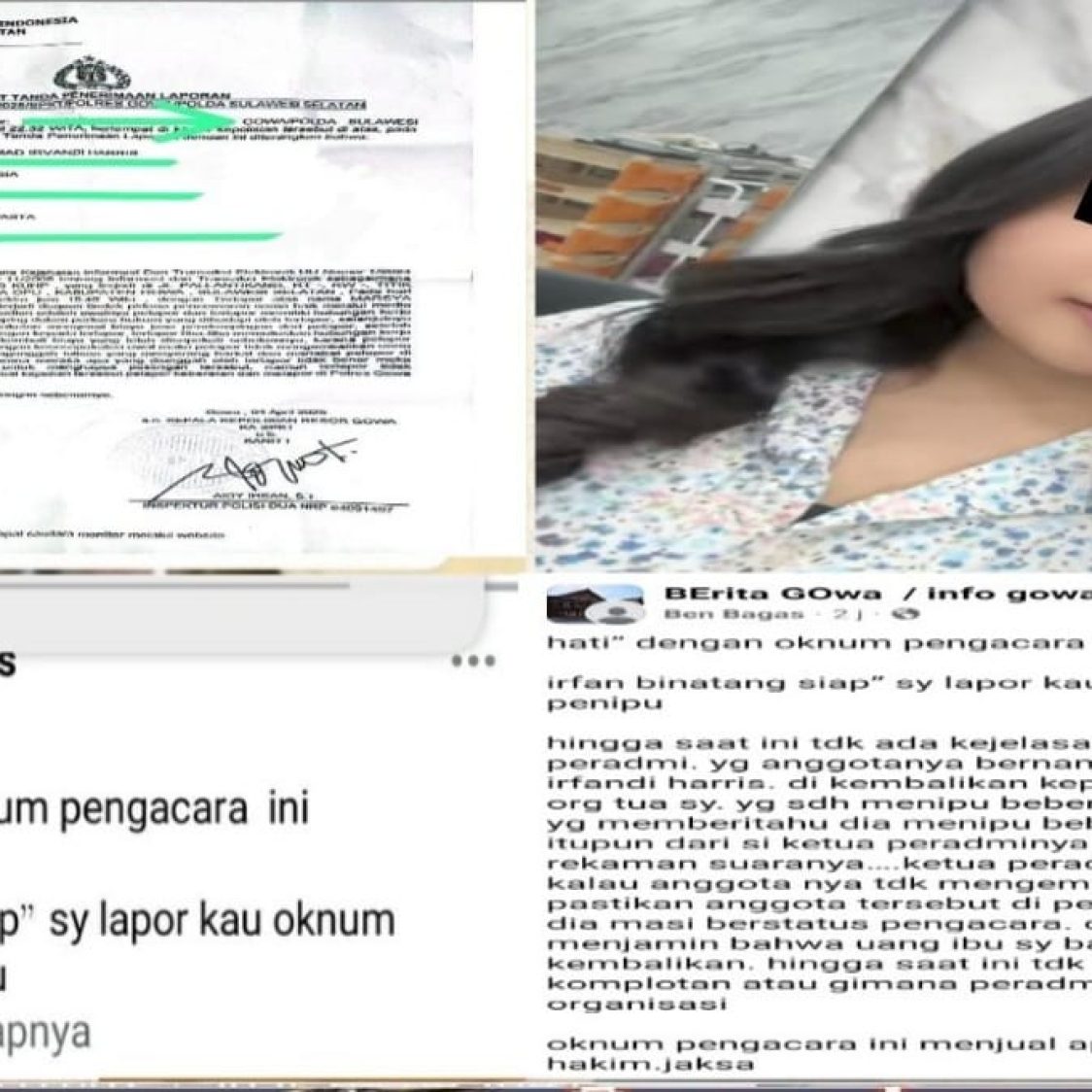 Akun Facebook “Ben Bagas” Sebut Irfan Harris Penipu, Advokat Ini Laporkan ke Polisi: PERADMI: “Tidak Ada Unsur Penipuan”