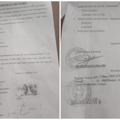 Dugaan Korupsi Tanah di Desa Tanrara, Gowa: Camat Diduga Halangi Warga, Lahan Dijual Ilegal