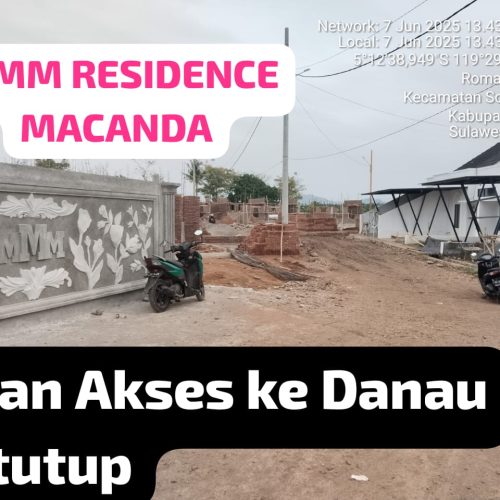 Danau Tonjong Terancam! Proyek MMM Residence Abaikan Hukum