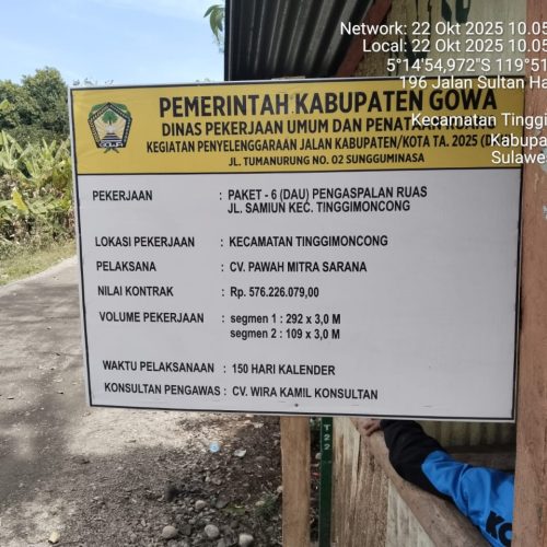 Proyek Pengaspalan Jl. Samiun di Malino Terancam Jadi “Bom Waktu”! LPRI Duga Ketebalan Base Course Disunat