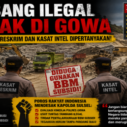Tambang Ilegal Menjamur, Kinerja Kasat Reskrim dan Kasat Intel Gowa Disebut “Payah”