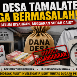 Dugaan Cacat Administrasi Dana Desa Tamalate, Inspektorat Didesak Turun Tangan