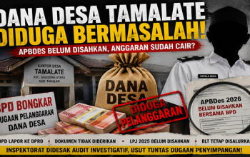 Dugaan Cacat Administrasi Dana Desa Tamalate, Inspektorat Didesak Turun Tangan