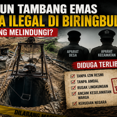 15 Tahun Tak Tersentuh, Tambang Emas di Gowa Picu Pertanyaan Besar soal Penegakan Hukum