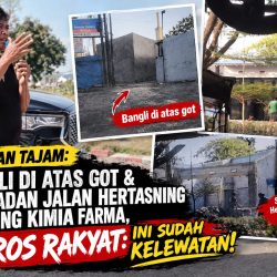 SOROTAN TAJAM: BANGLI DI ATAS GOT & SEMPADAN JALAN HERTASNING SAMPING KIMIA FARMA, POROS RAKYAT: INI SUDAH KELEWATAN!